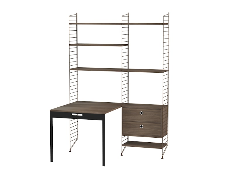 Workspace E Brown/Walnut