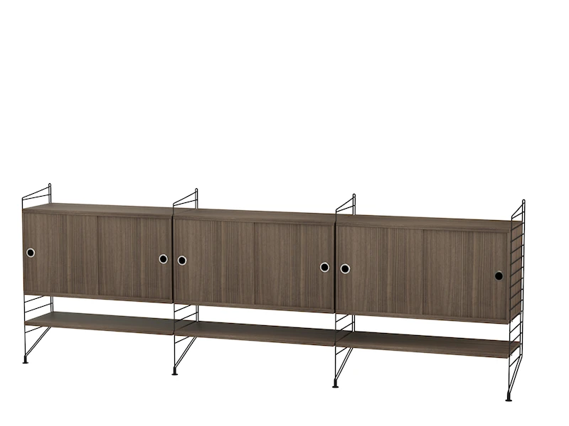 Living room F Black/Walnut