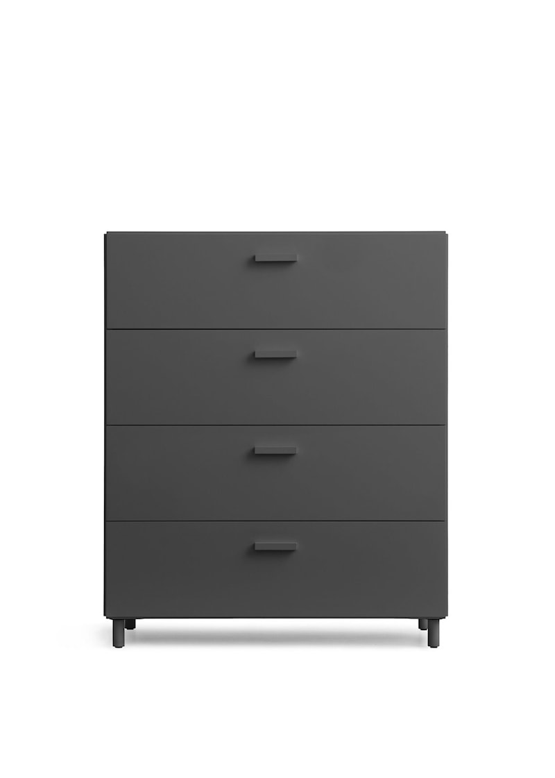 Relief Chest of drawers, wide Gris