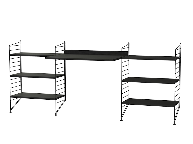 Workspace D Black/Black stained ash