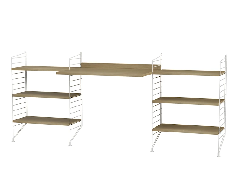 Workspace D White/Oak
