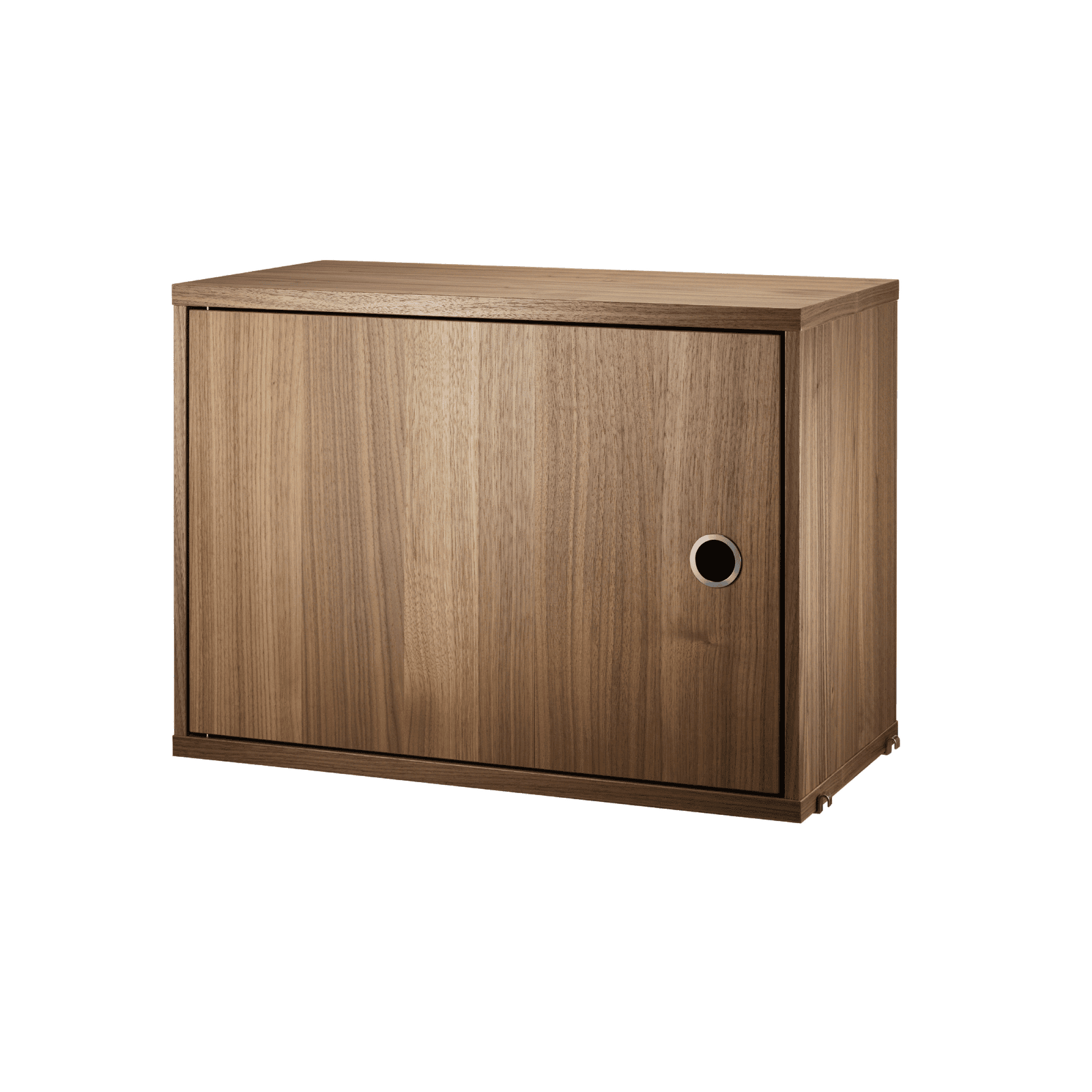 Cabinet with swing door w58 x d30 x h42 cm Walnut