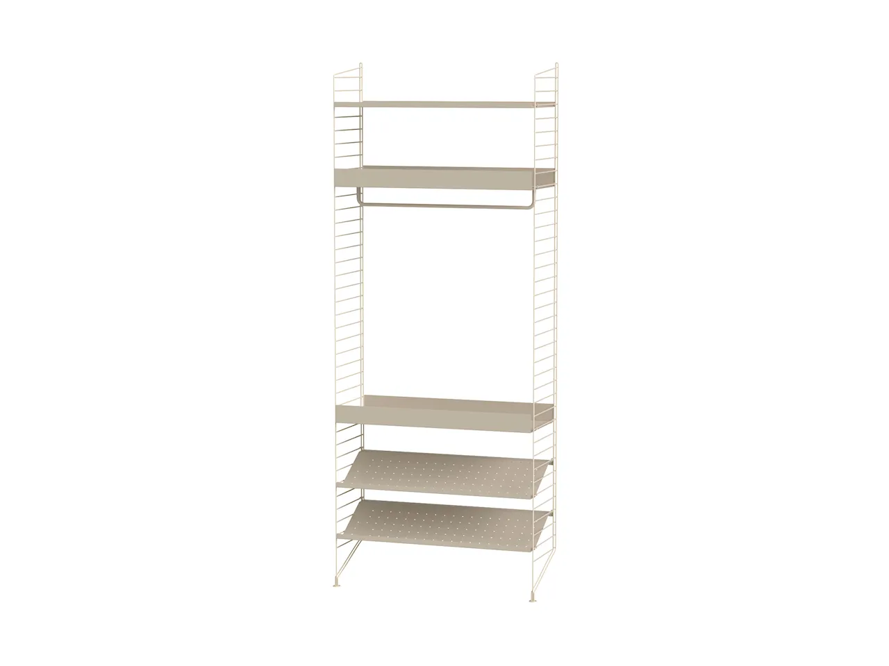 Product Image for String Sovrum D Beige/Beige Klädhängare med skoförvaring