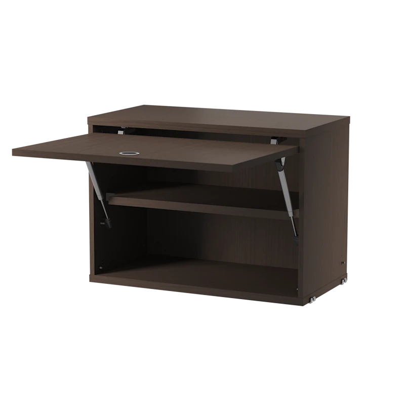Cabinet with flip door