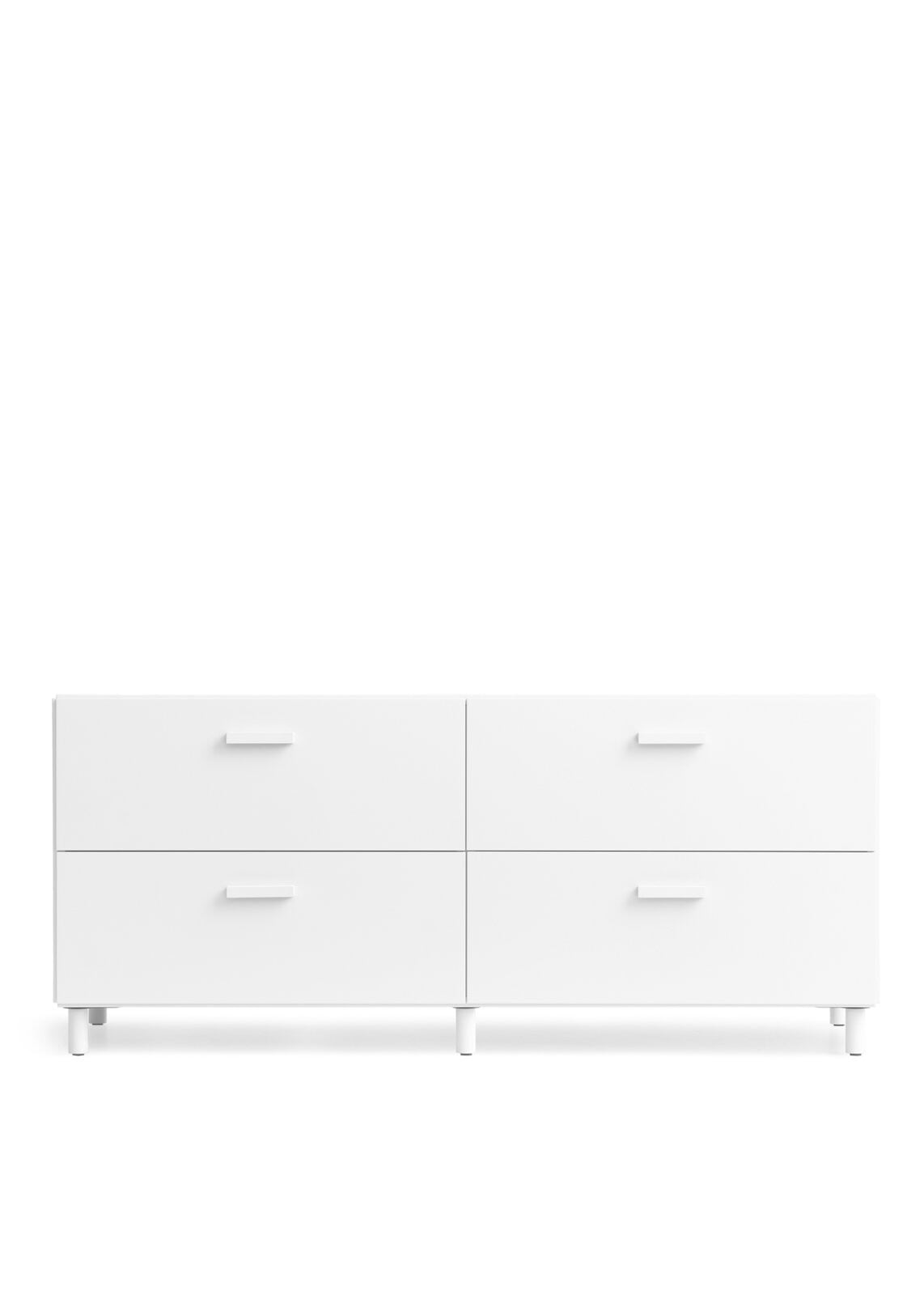 Relief Chest of drawers, low  White