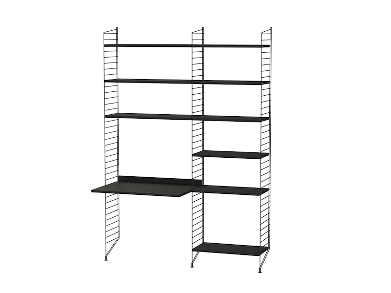 Kids room D Black/Black stained ash