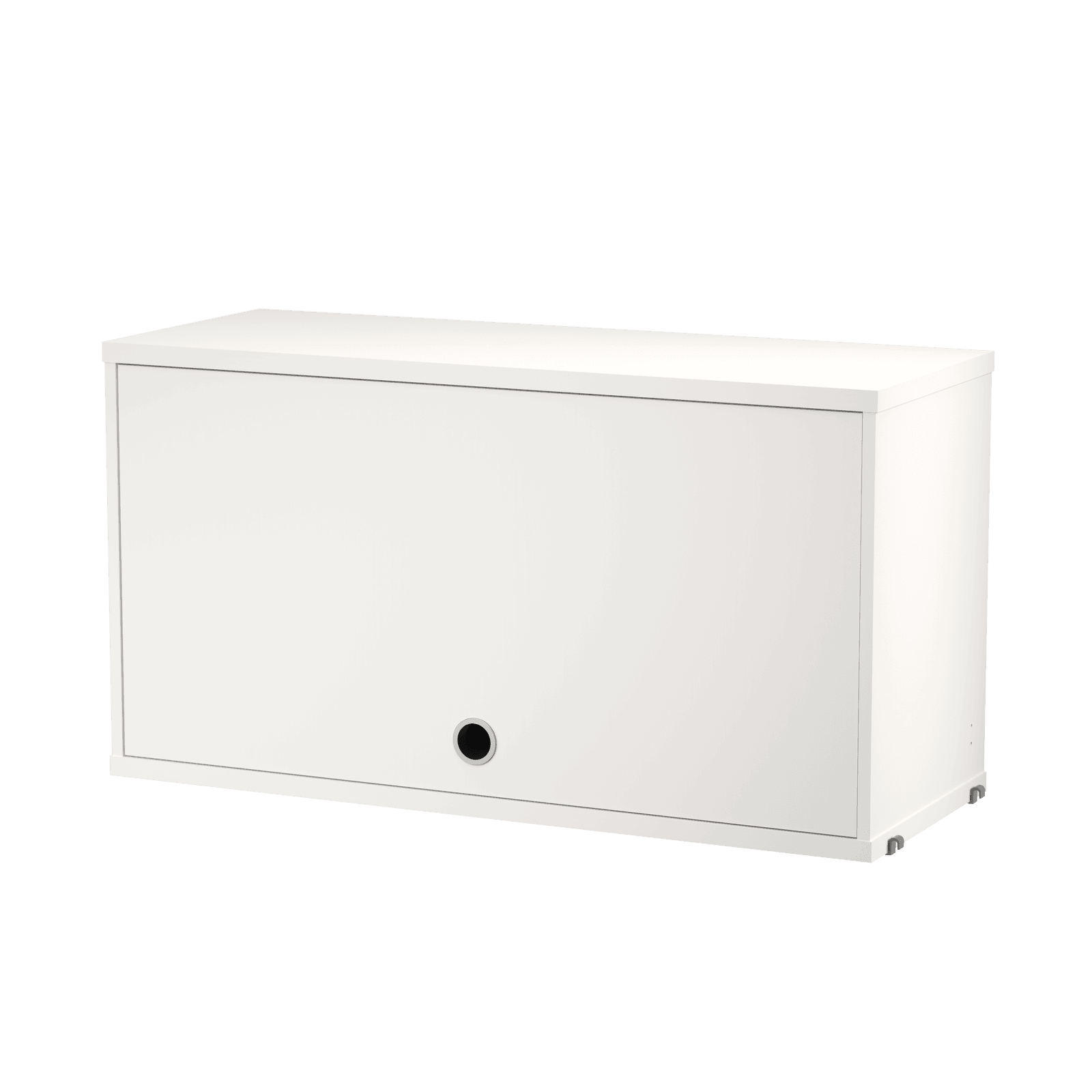 Cabinet with flip door w78 x d30 x h42 cm White