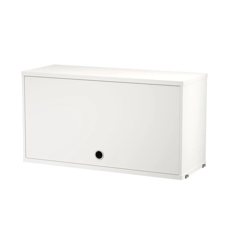 Cabinet with flip door