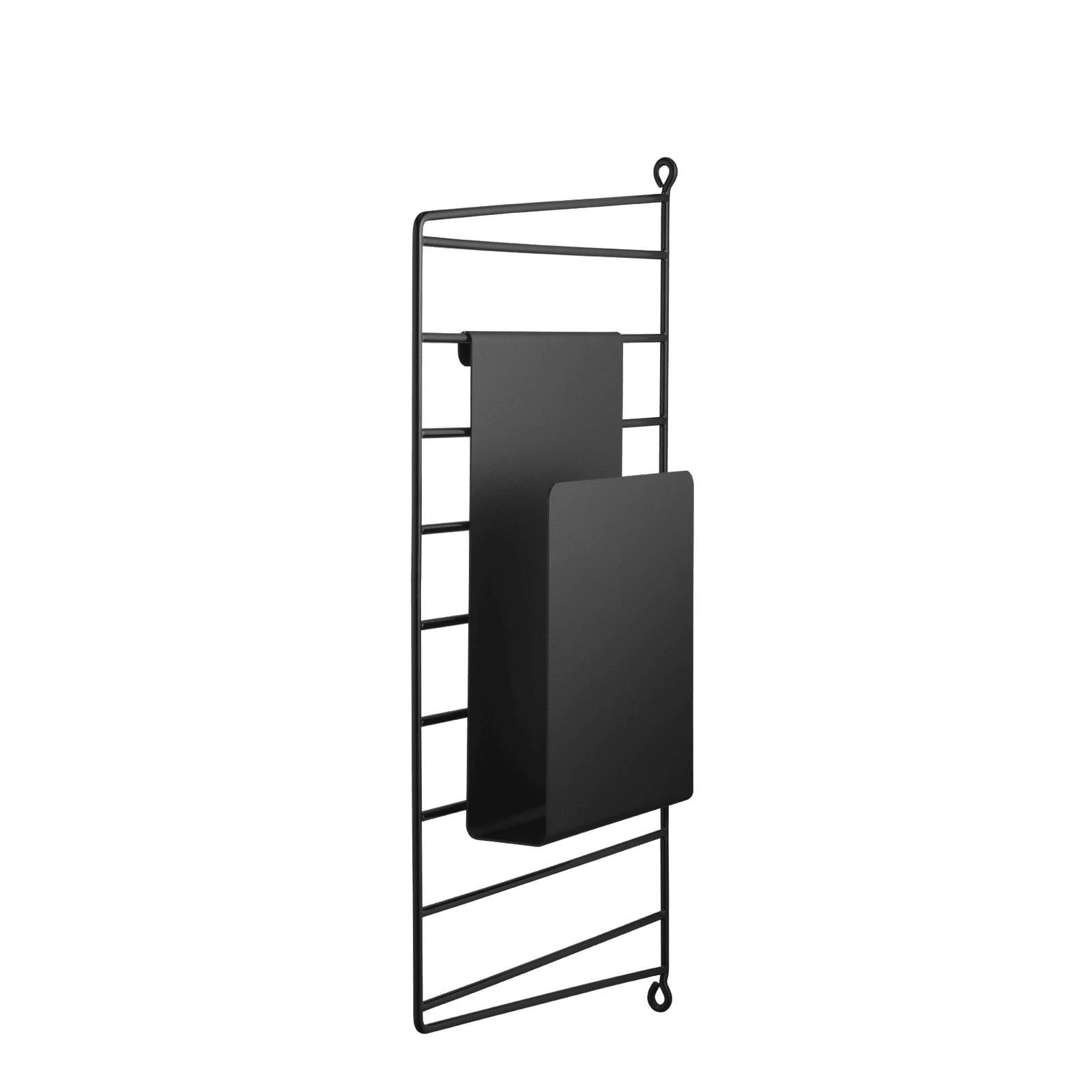 Magazine holders w5 x d17 x h27 cm Black
