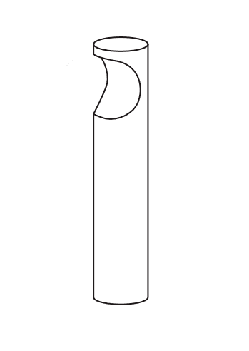 Fixtures for magazine shelf solid