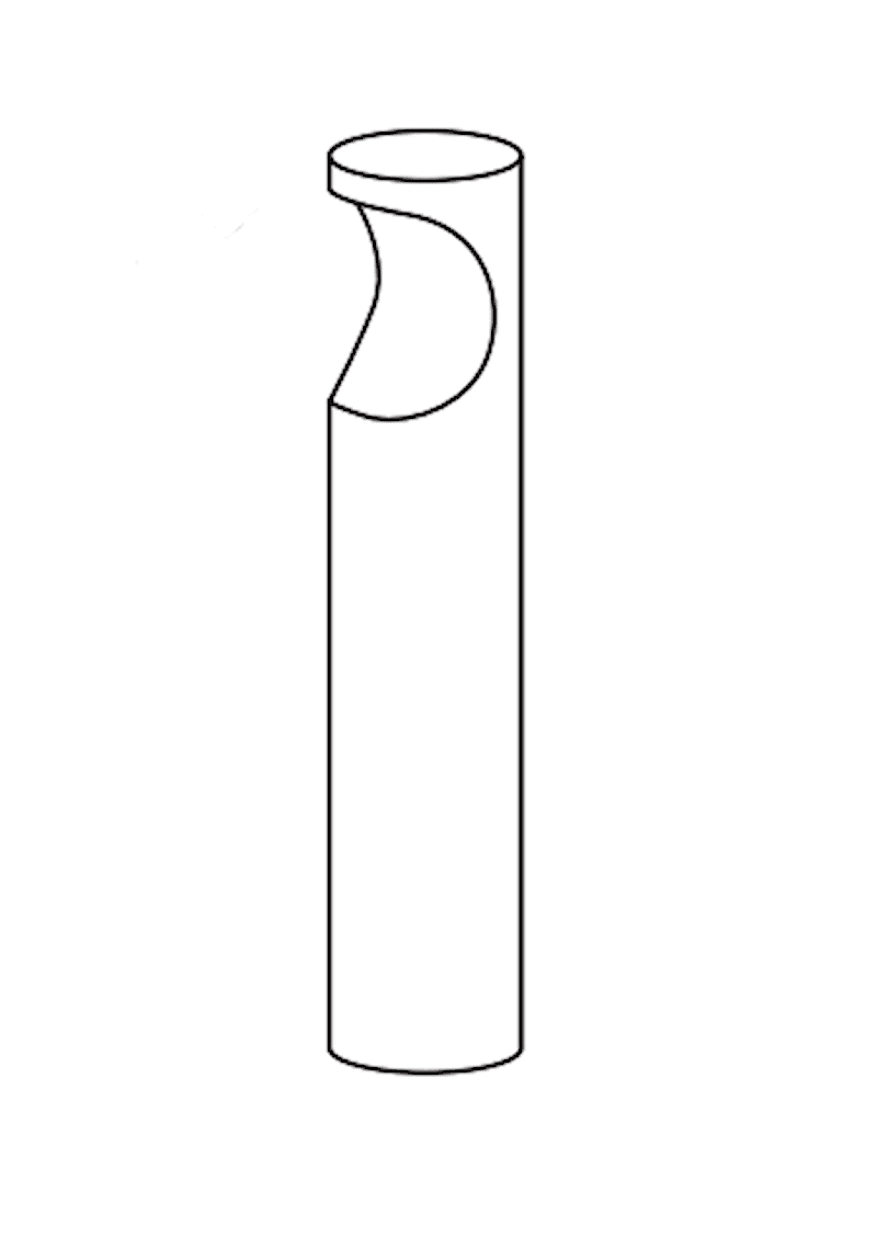 Fixtures for magazine shelf solid