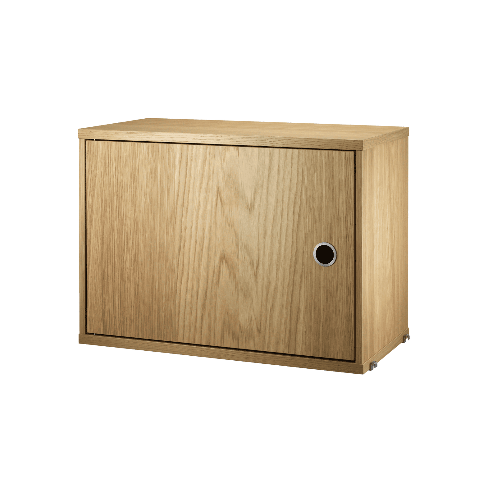 Cabinet with swing door w58 x d30 x h42 cm Oak