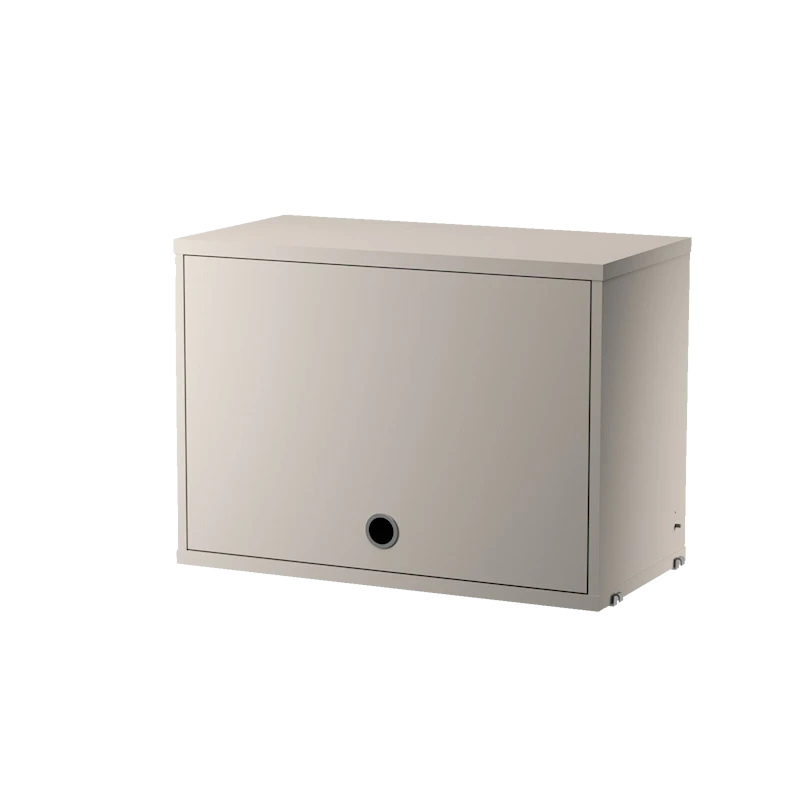 Cabinet with flip door
