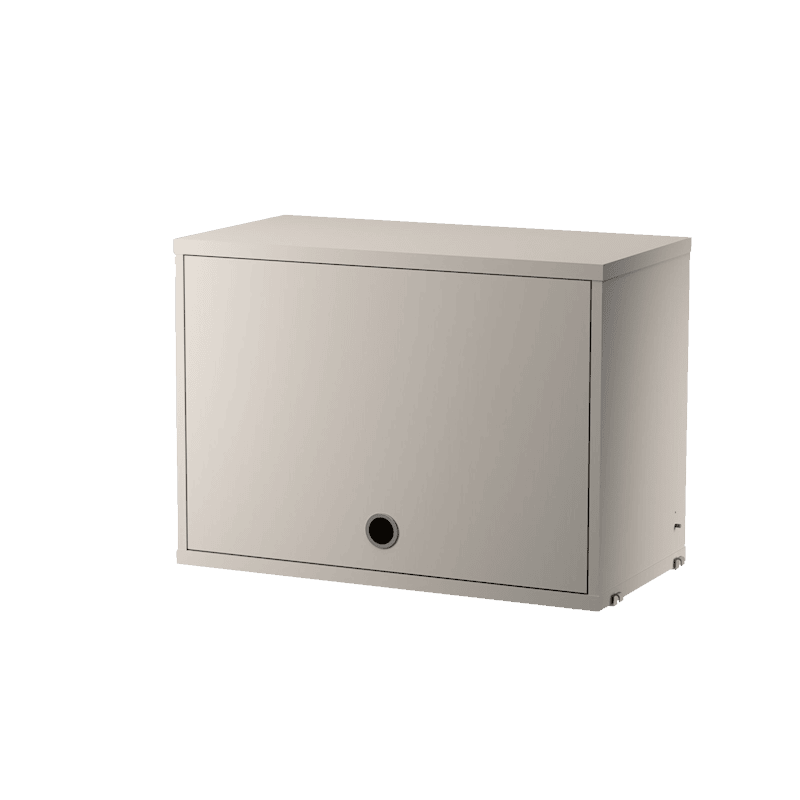 Cabinet with flip door