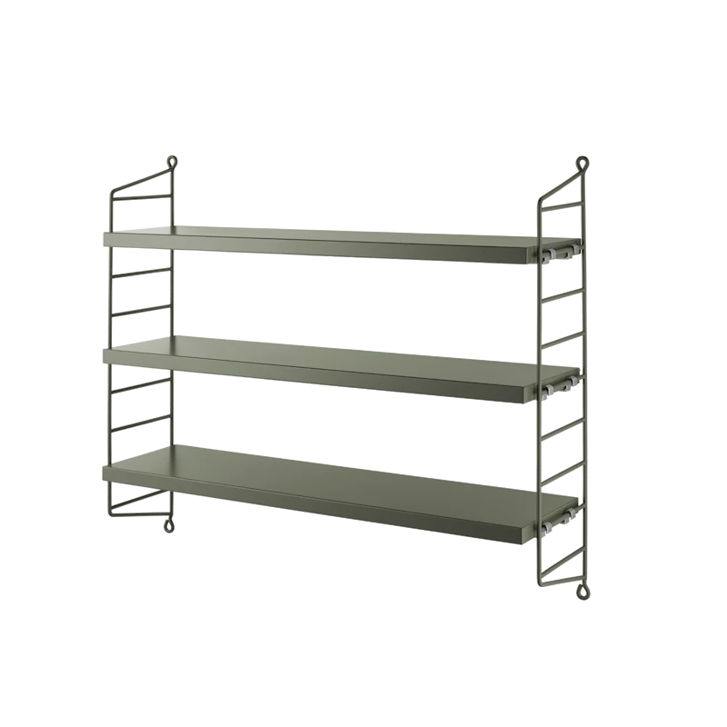String® Pocket | Compact wall shelf design | String Furniture