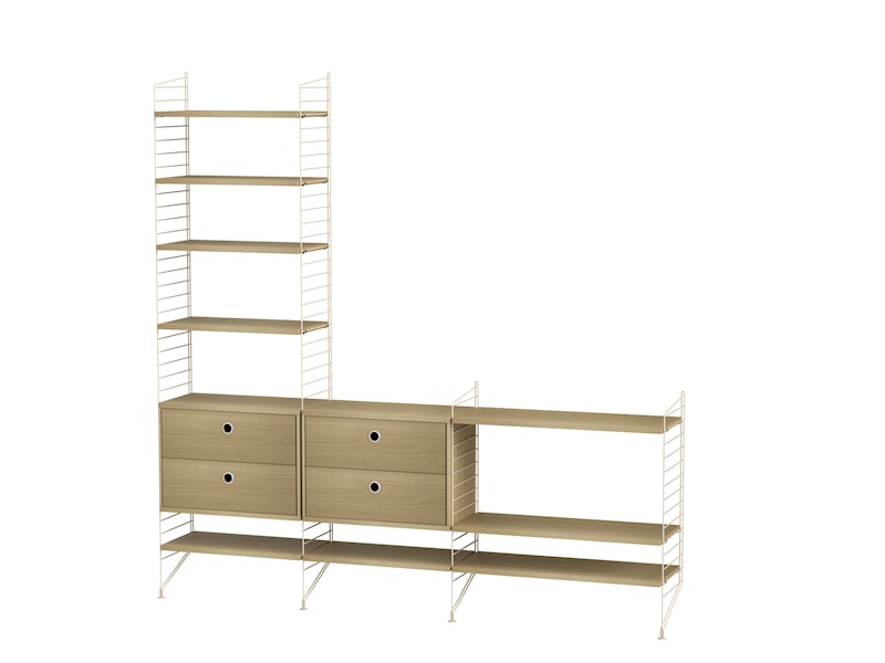 Salon J Beige/Chêne