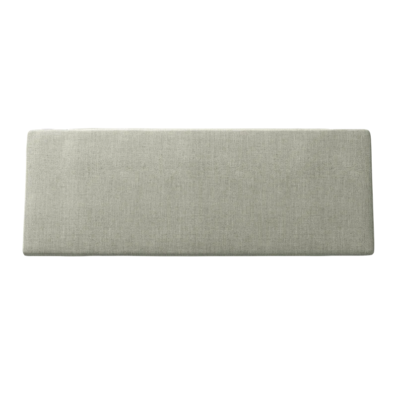 Seat Cushion for Bench 8 Light Green, 100% Recycled Olefin