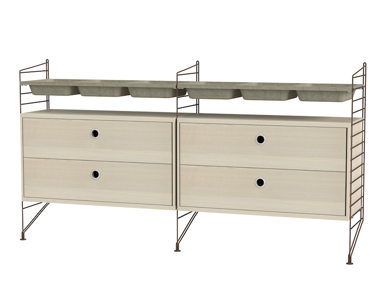 ベッドルーム G ブラウン/アッシュ