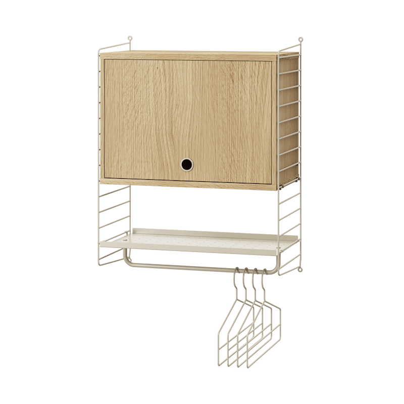 玄关 V 米色/橡木色