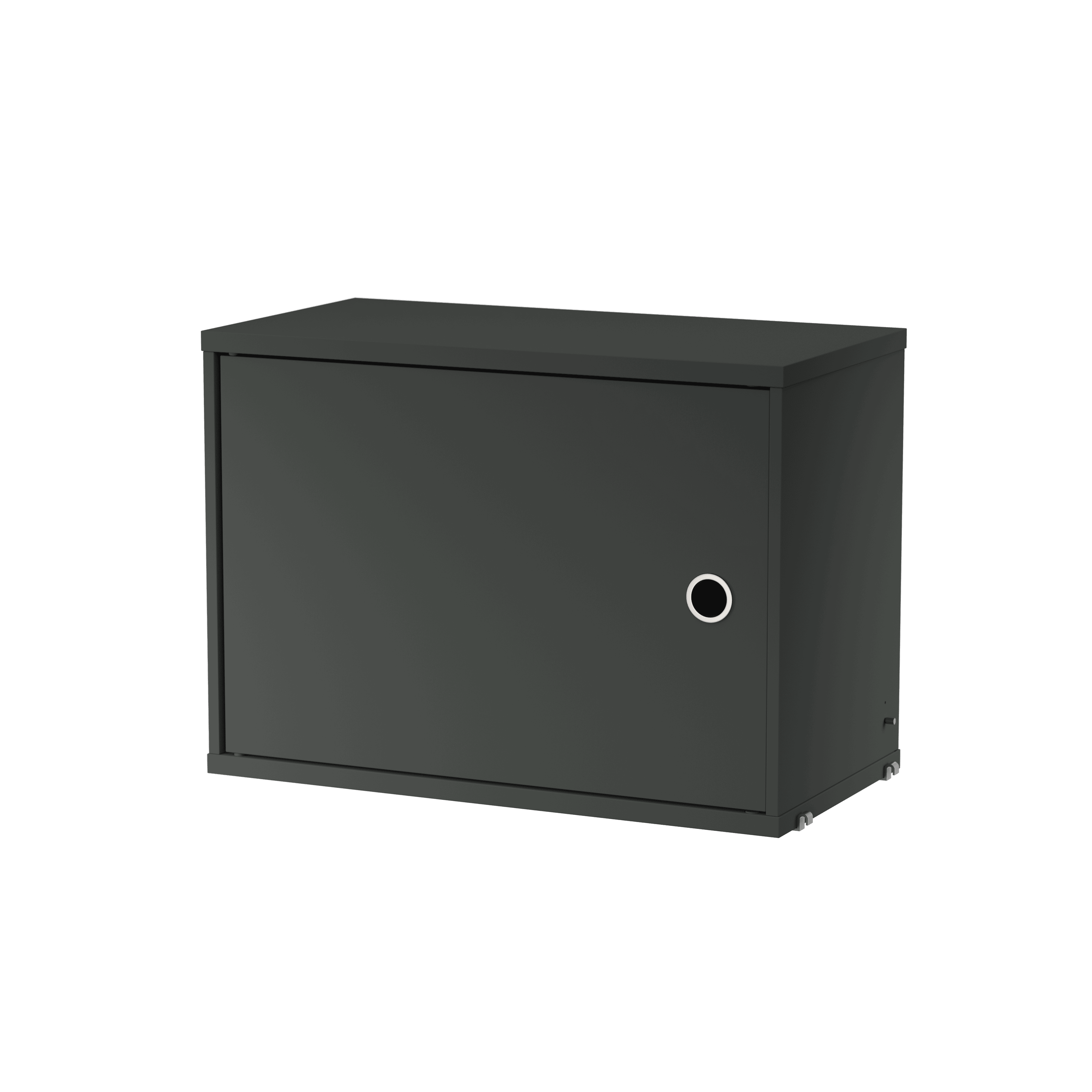 Cabinet with swing door w58 x d30 x h42 cm Dark grey