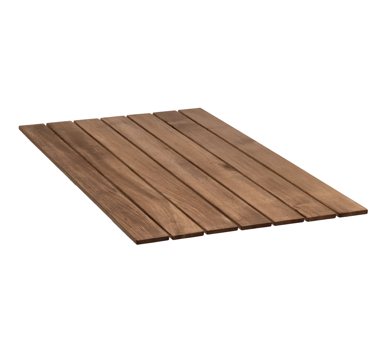 Träsats B25A 120×70 cm - Obehandlad teak - Monterad
