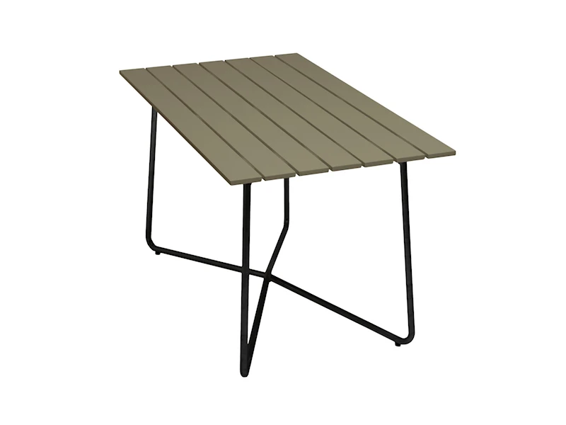 Bord B25A 120 - Ljusgrön ek med svart stativ