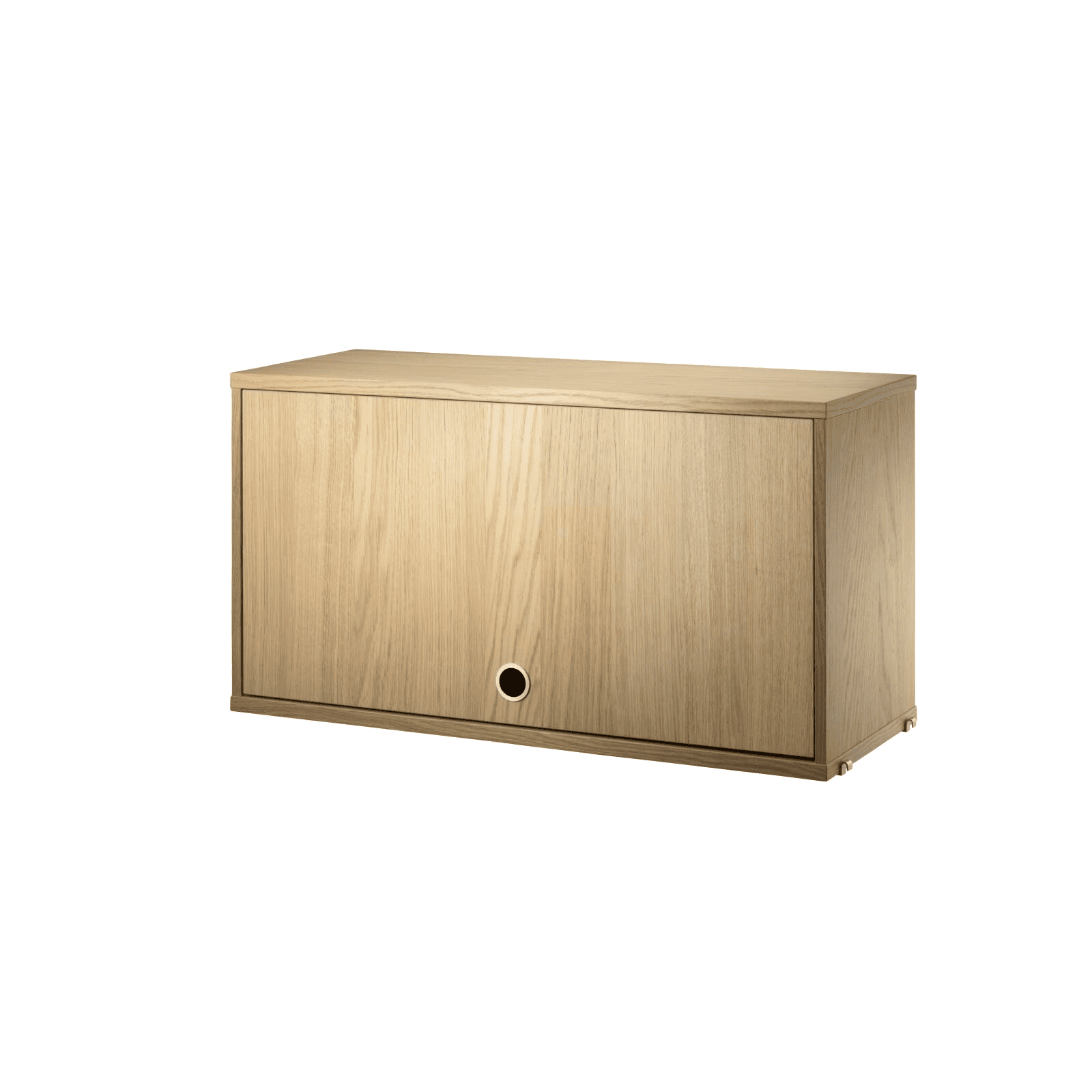 Cabinet with flip door w78 x d30 x h42 cm Oak