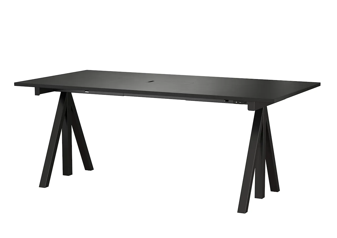 Product Image for String Höj- och sänkbart skrivbord 180x90 Svart