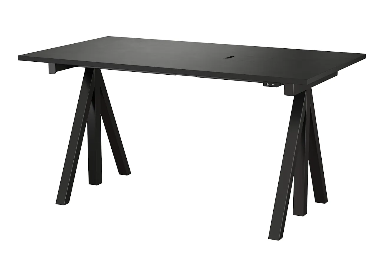 Product Image for String Höj- och sänkbart skrivbord 140x78 Svart