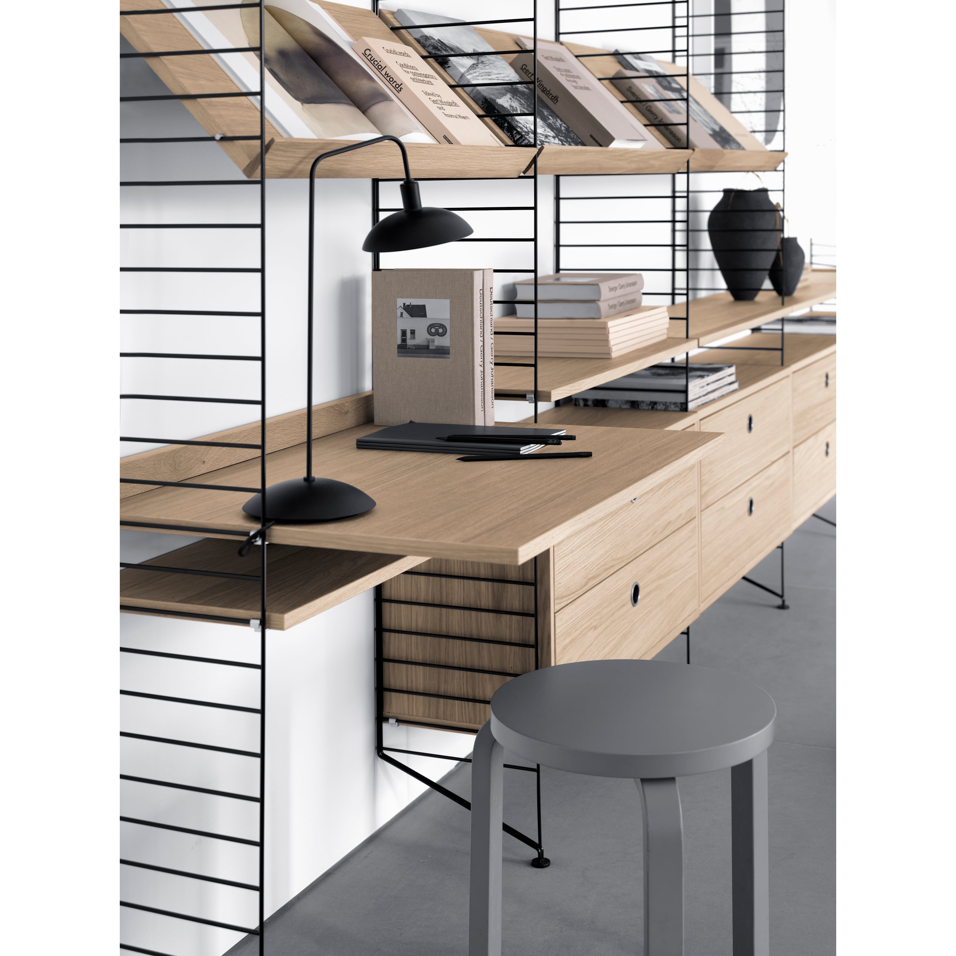 Étagères 3-pack 78x2x30 Chêne