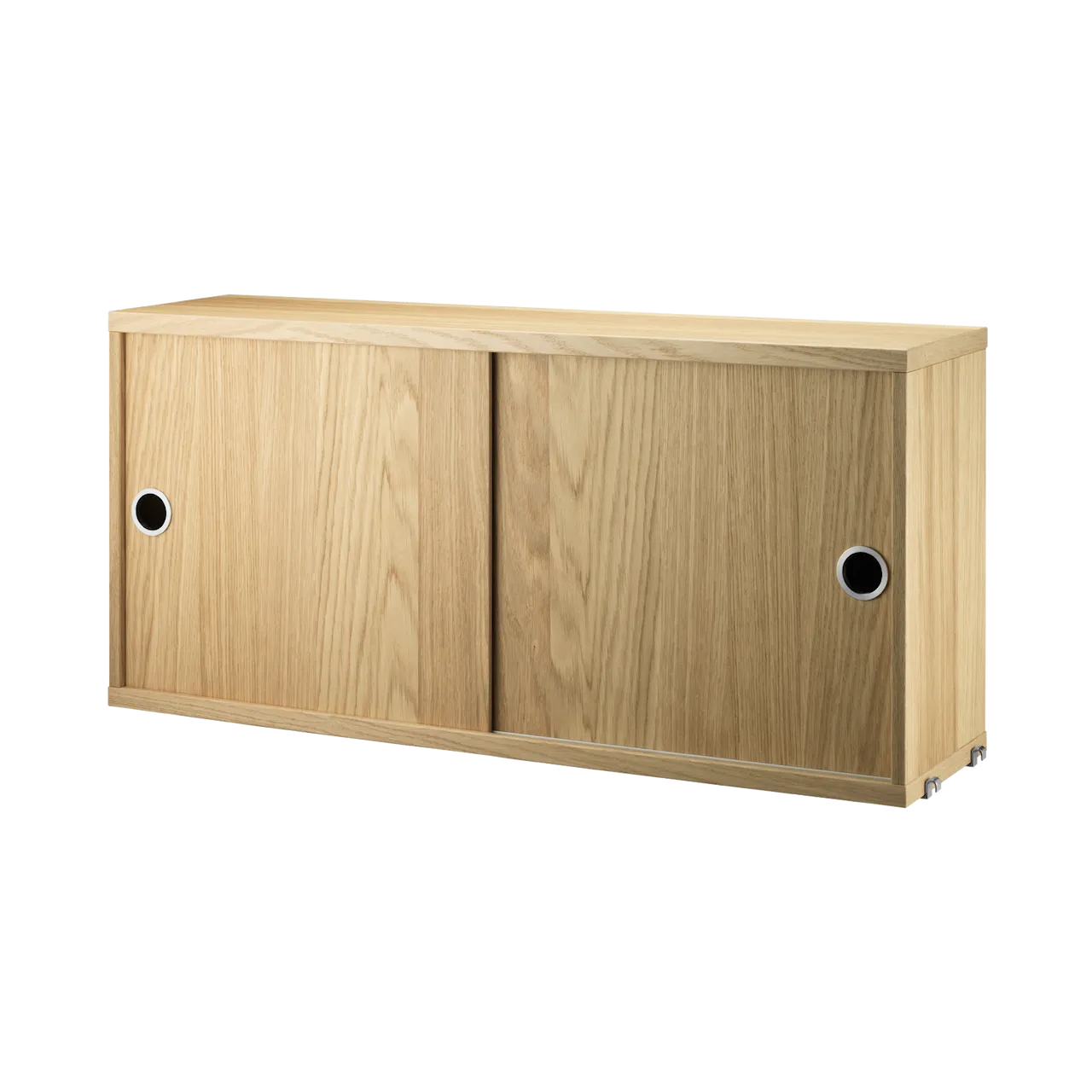 Product Image for String Skåp med skjutdörrar B78 x D20 x H37, Ek