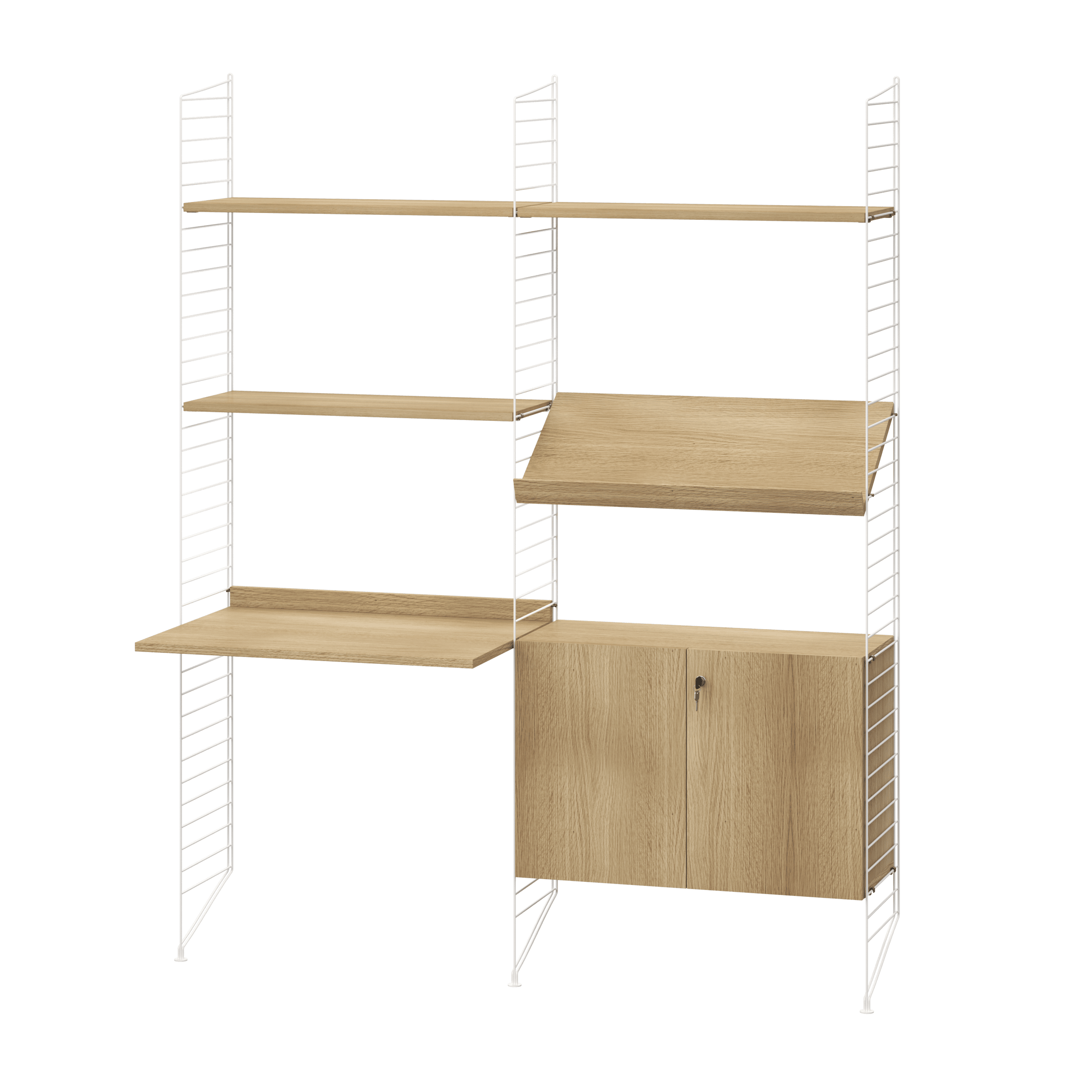 Workspace I White/Oak