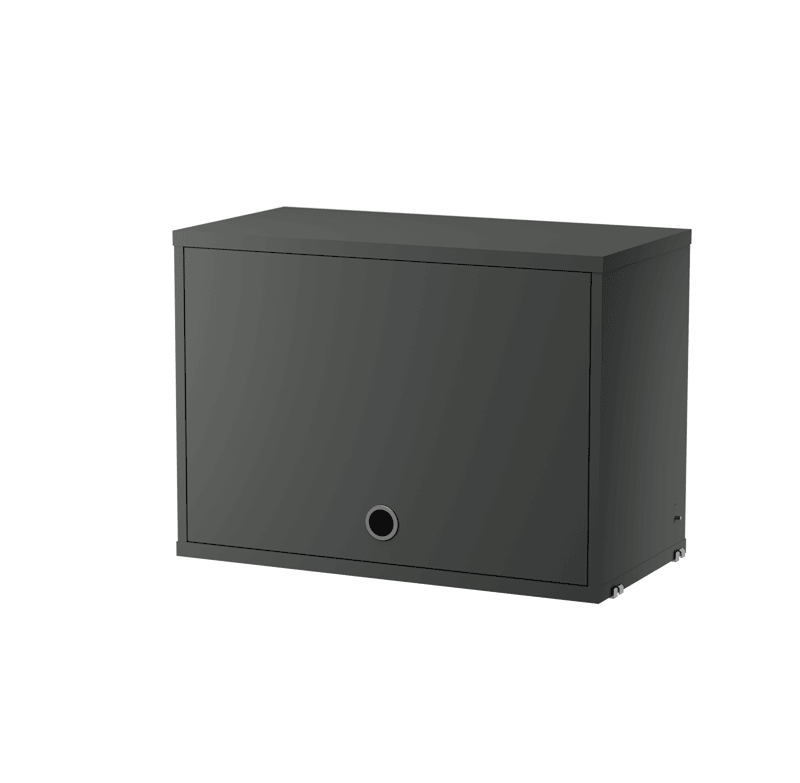 Cabinet with flip door