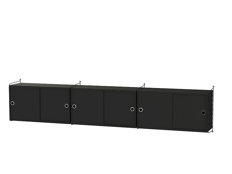 Wohnzimmer D Schwarz/schwarz gebeizte esche