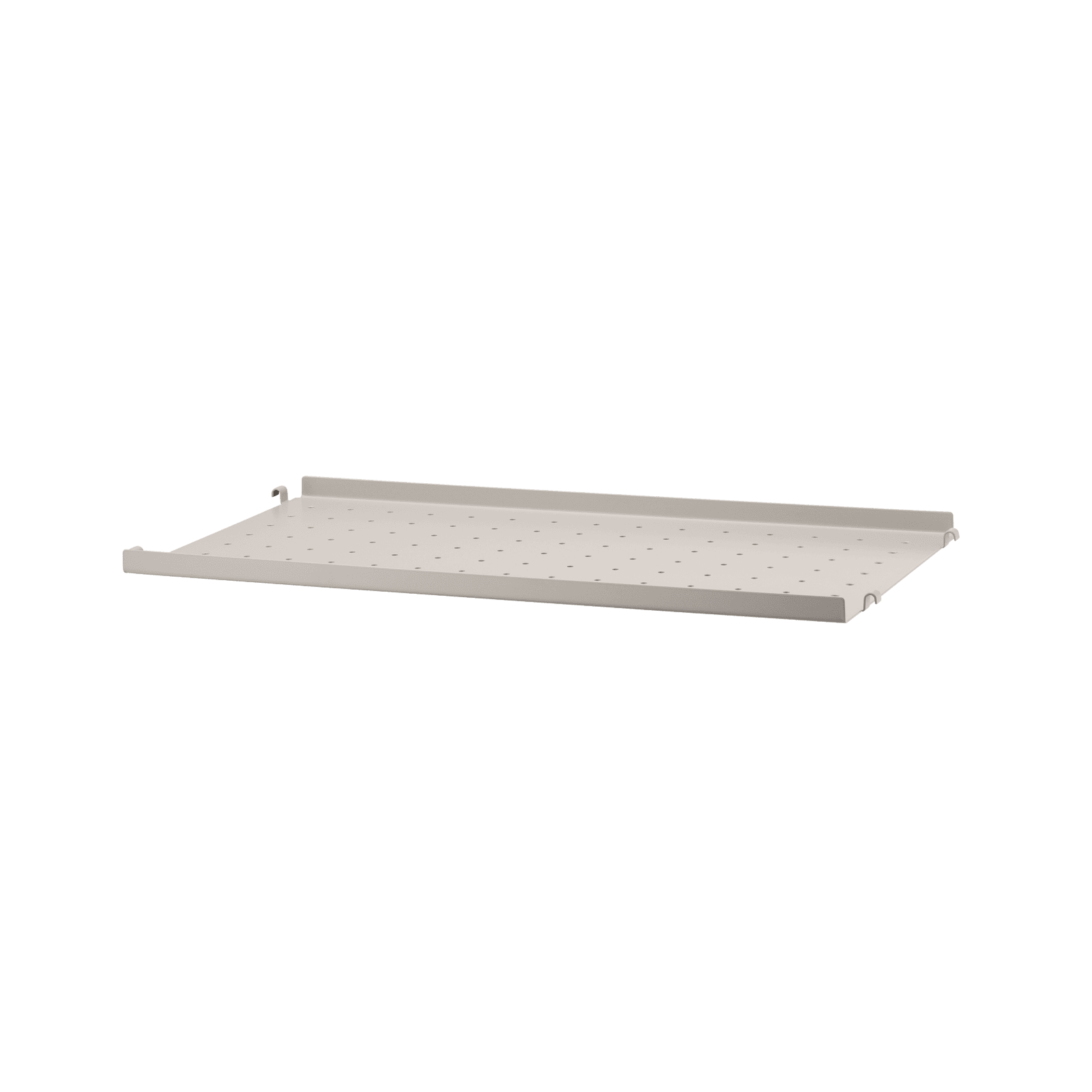 Metal shelves low w58 x d30 cm Beige