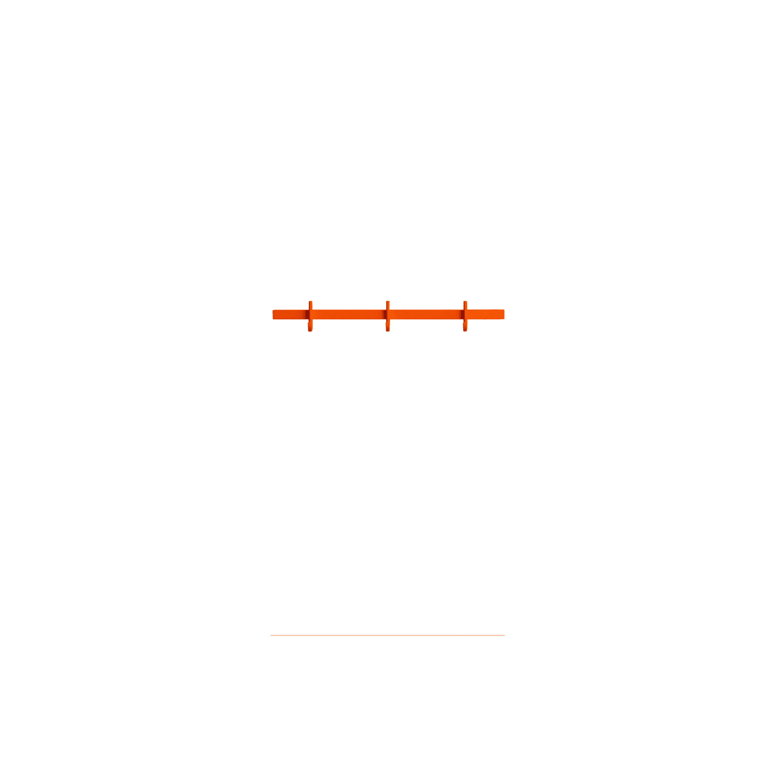 Hook rail, small