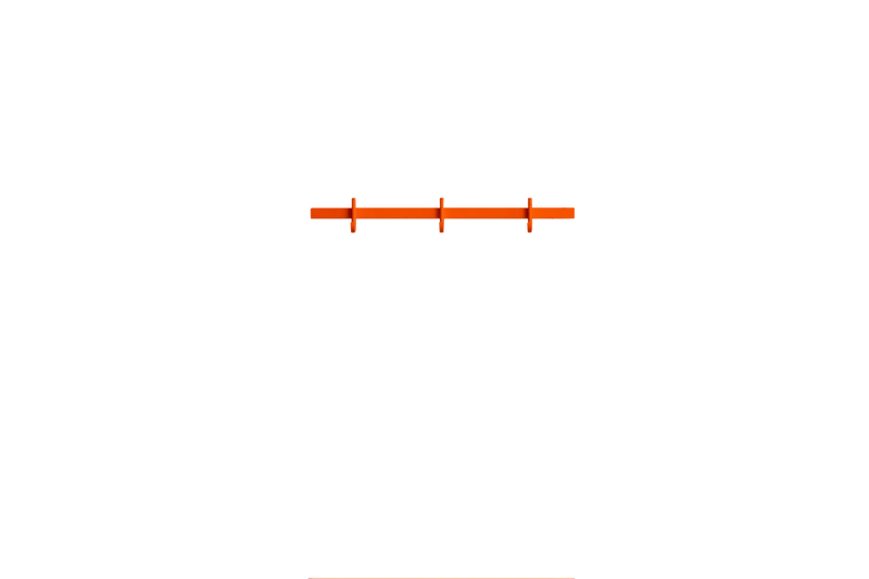 Relief Hook rail, Small
