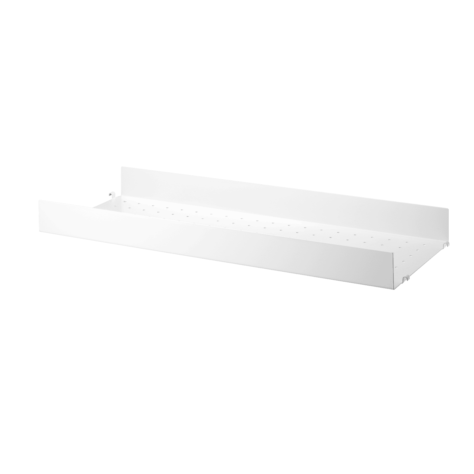 Metal shelves high w78 x d30 x h7 cm White