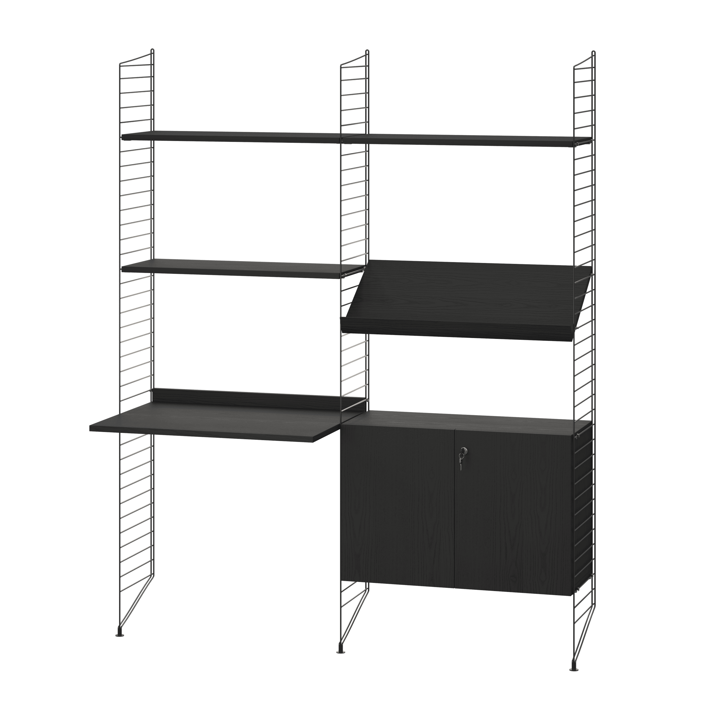 Workspace I Black/Black stained ash