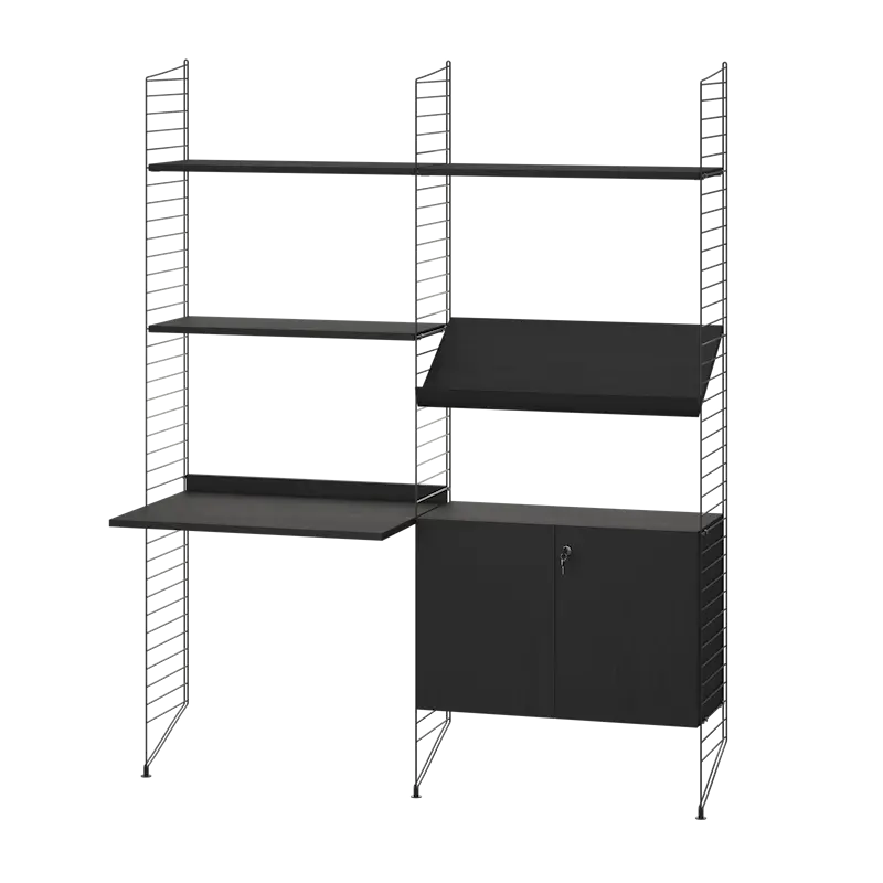 Magazine shelves solid | String Furniture