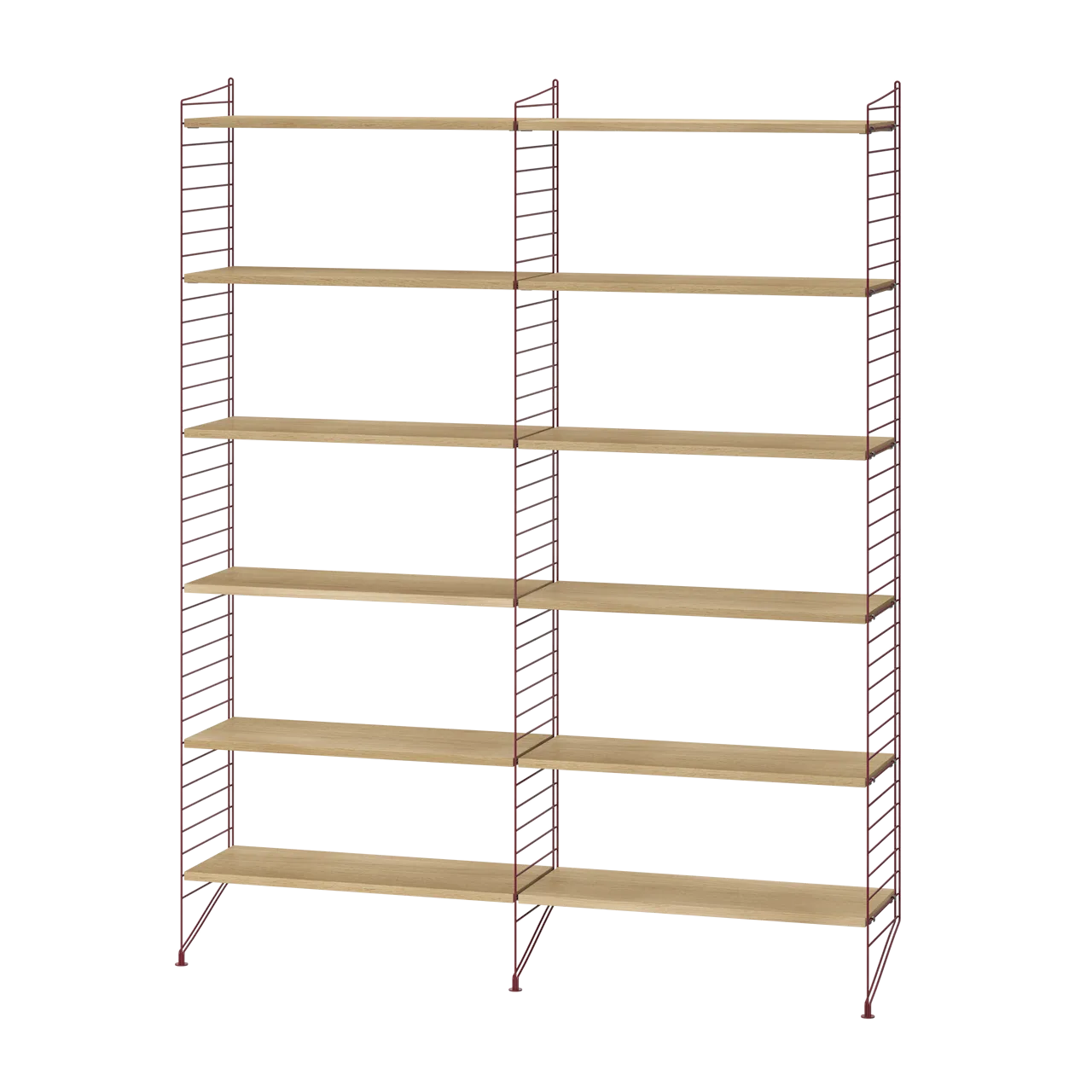 Product Image for String Living room A Dark red/Oak