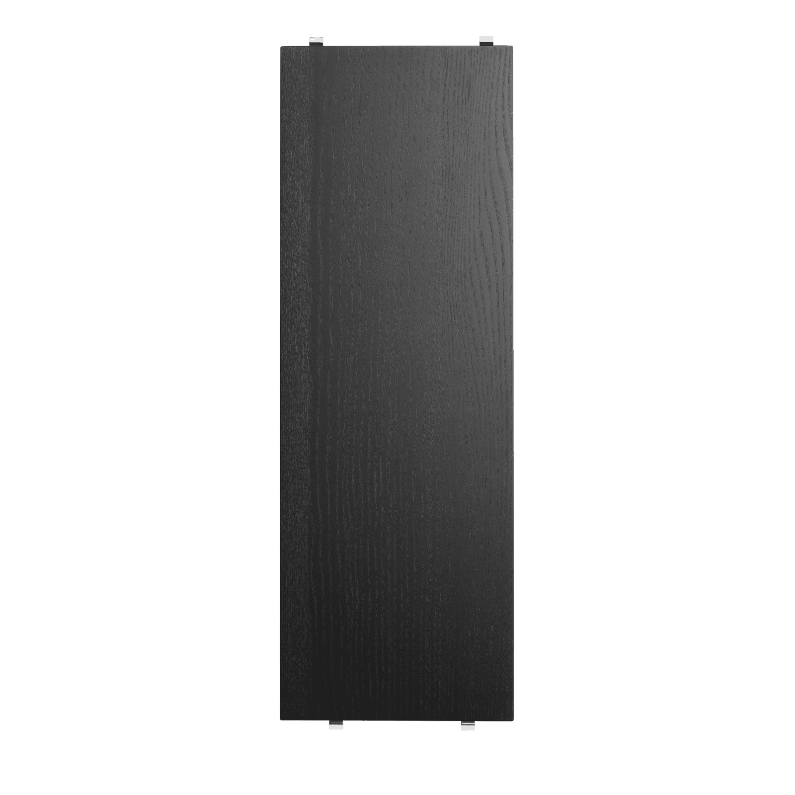 Shelves w58 x d20 cm Black stained ash
