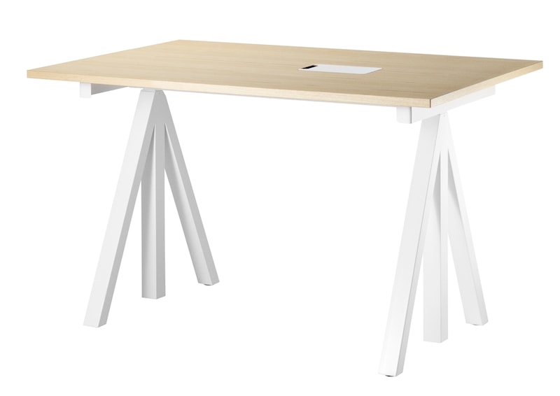Bureaux 120x78 Blanc/Frêne
