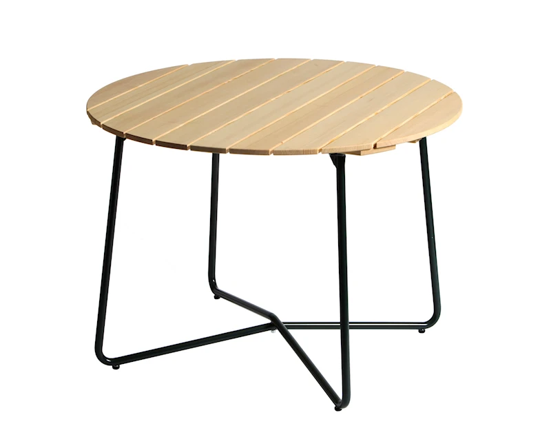 Bord 9A 100 - Oljad furu med grön stativ