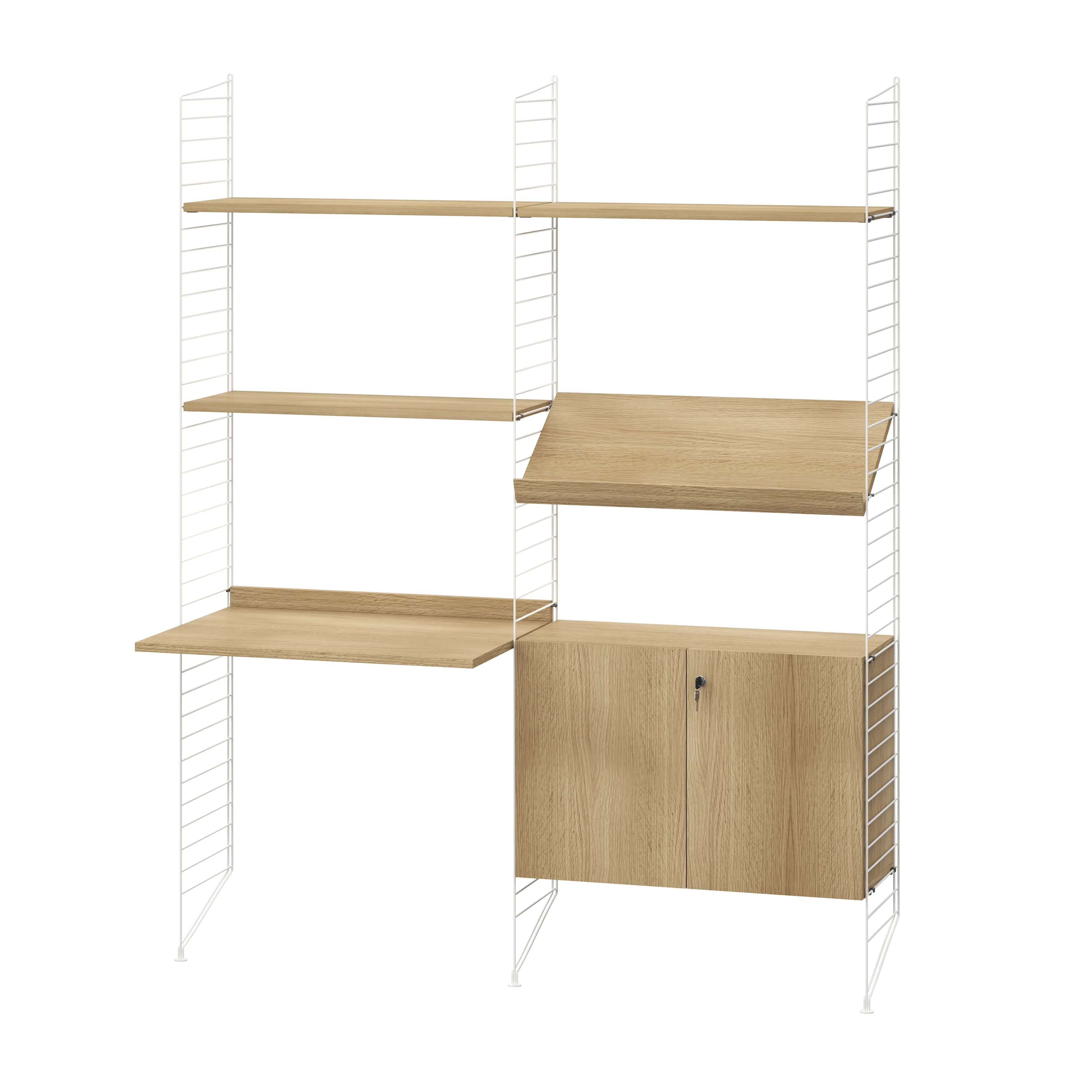 和茶棚 Cabinet with lock | String Furniture