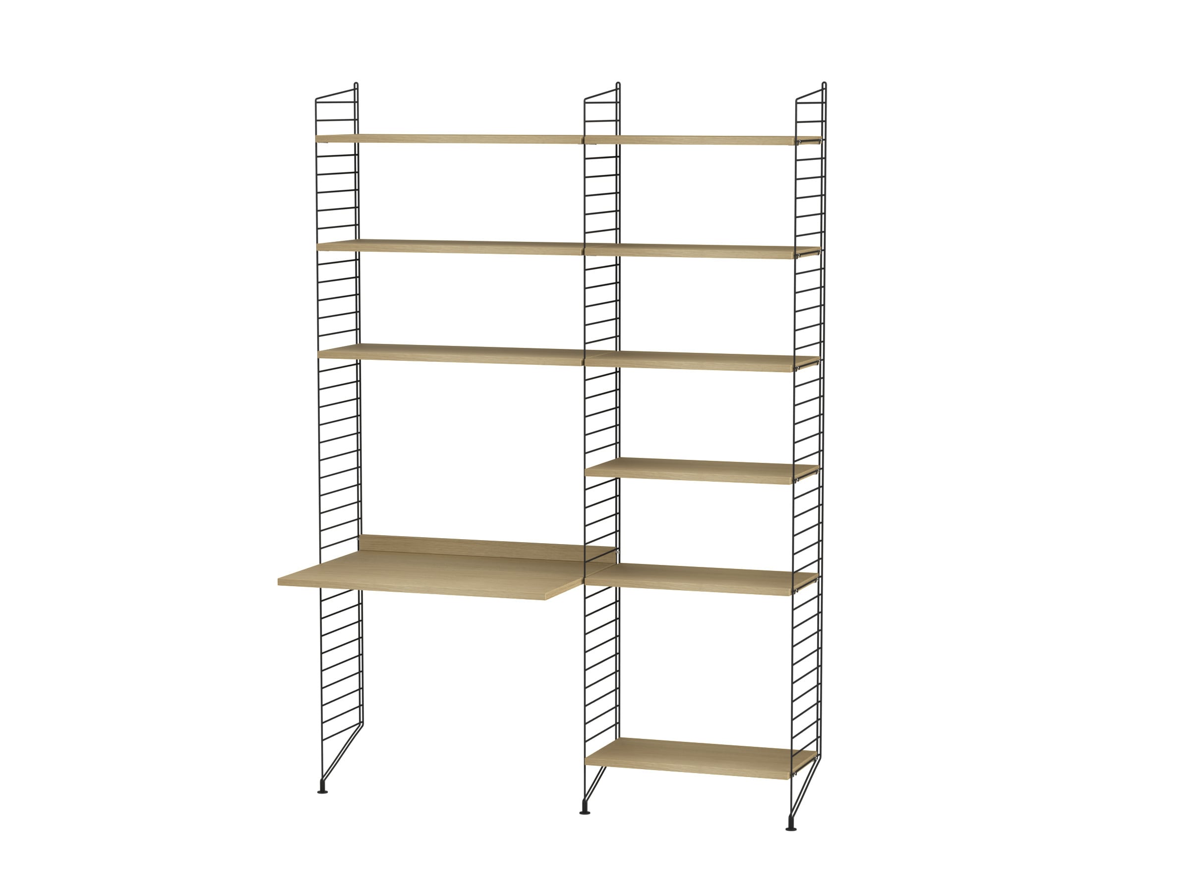 Workspace B Black/Oak