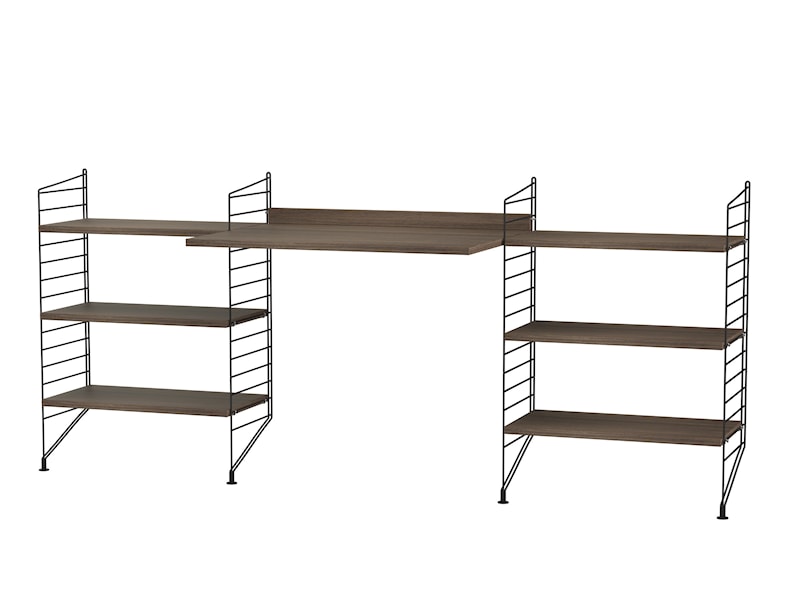 Workspace D Black/Walnut