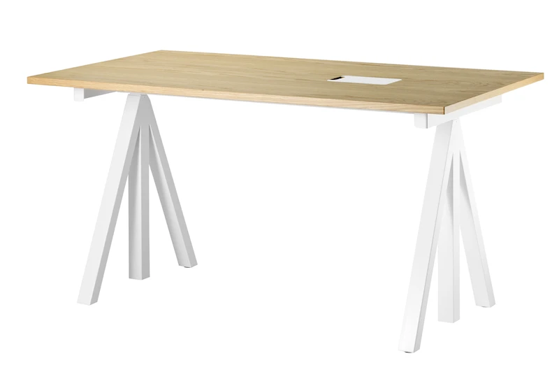Work desks 140x78 White/Oak