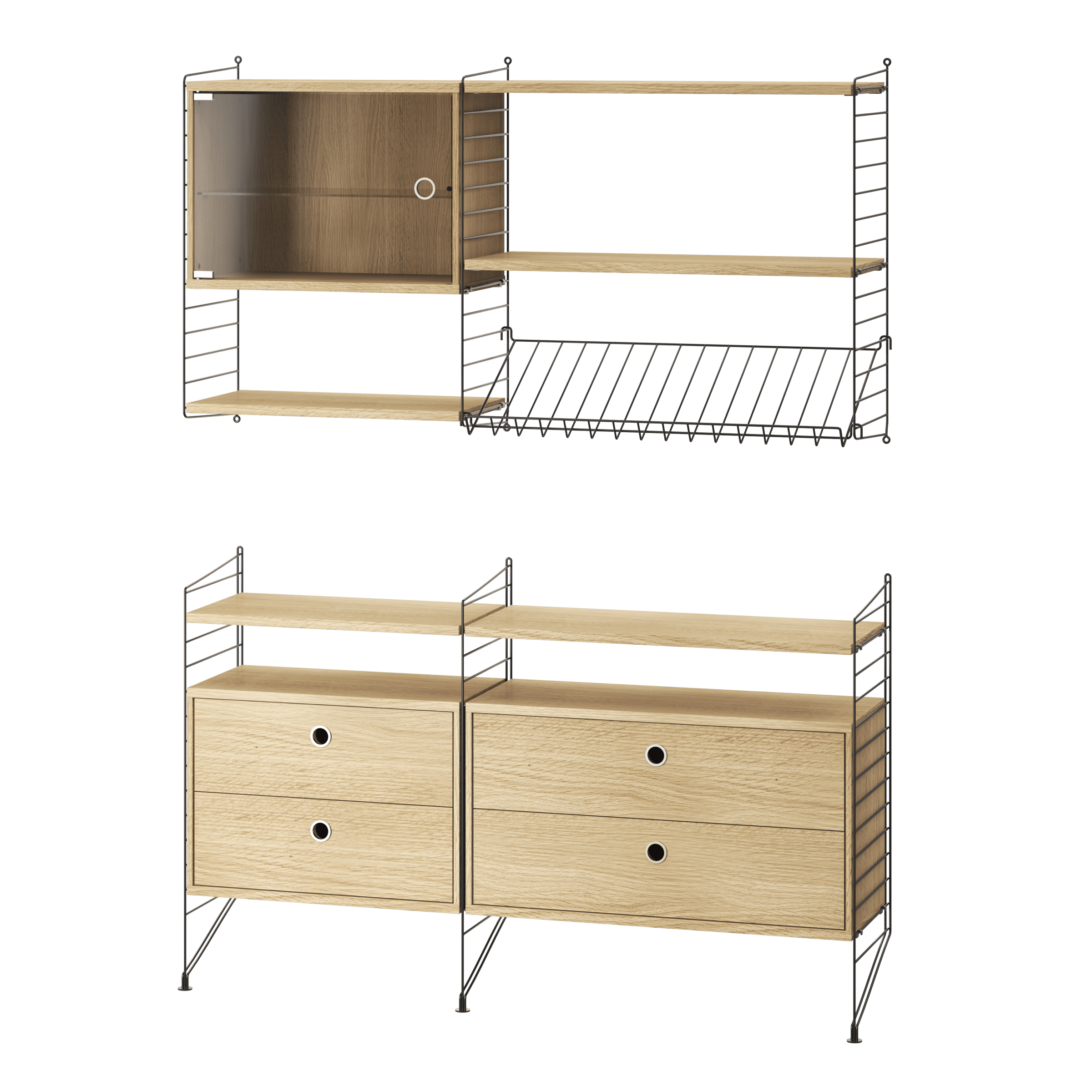 Living room T Black/Oak