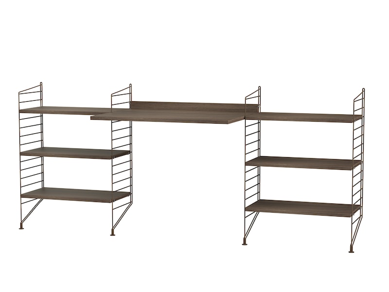 Workspace D Brown/Walnut